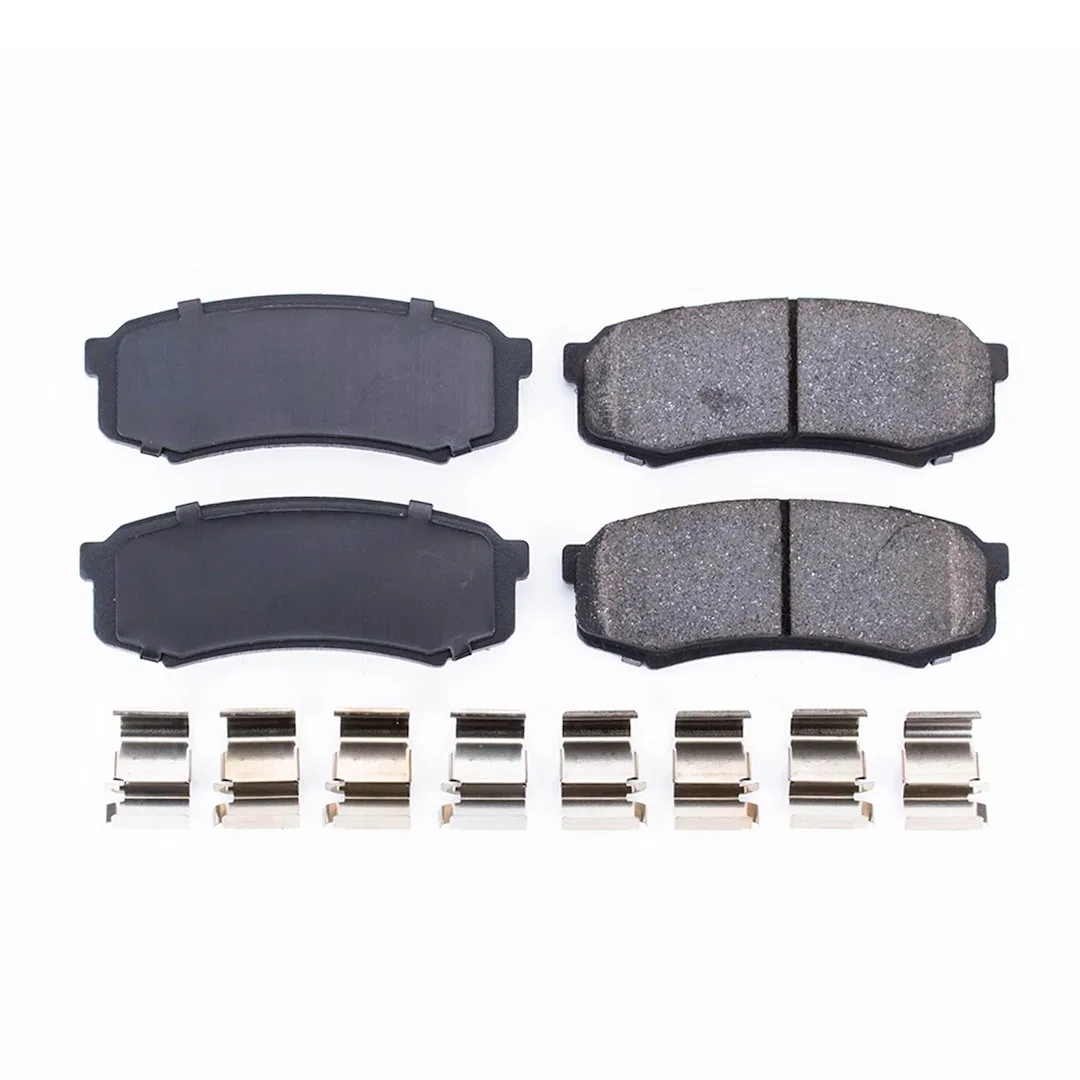 17-606 – POWERSTOP Brake Pad, FMSI Number D606 Ceramic Brake Pads Set Of 4 With Stainless Steel Hardware